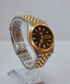 Seiko SNXJ90 mod Black Sunburst dial 2