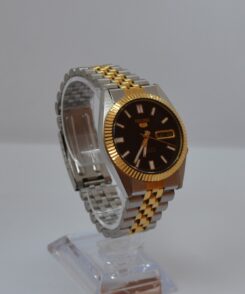 Seiko SNXJ90 mod Black Sunburst dial 3