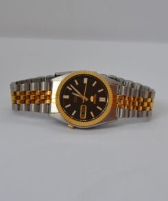 Seiko SNXJ90 mod Black Sunburst dial 5