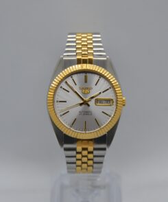 Best Seiko Mods Clarinda Watches Seiko 5 SNXJ90 mod American Psycho watch Patrick Bateman watch Seiko datejust twotone 1