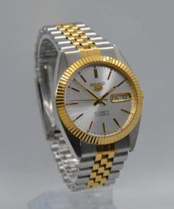 Best Seiko Mods Clarinda Watches Seiko 5 SNXJ90 mod American Psycho watch Patrick Bateman watch Seiko datejust twotone 3