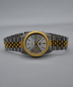 Best Seiko Mods Clarinda Watches Seiko 5 SNXJ90 mod American Psycho watch Patrick Bateman watch Seiko datejust twotone 7