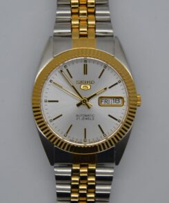 Best Seiko Mods Clarinda Watches Seiko 5 SNXJ90 mod American Psycho watch Patrick Bateman watch Seiko datejust twotone 8