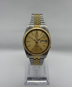 Seiko_5_SNXJ90_SNXJ92_American_Seiko_American_Psycho_datejust_watch._Automatic_watch_7s26_jubilee_bracelet_fluted_bezel_gold_dial_2